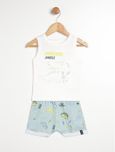 Conjunto Infantil Para Bebê - BEGE