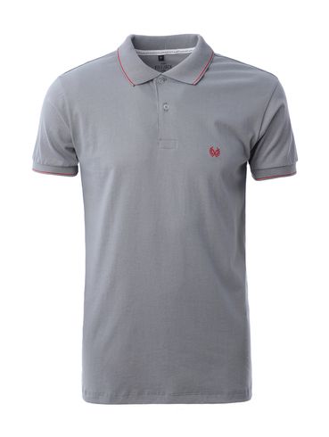 Polo Manga Curta Vilejack Masculina CINZA