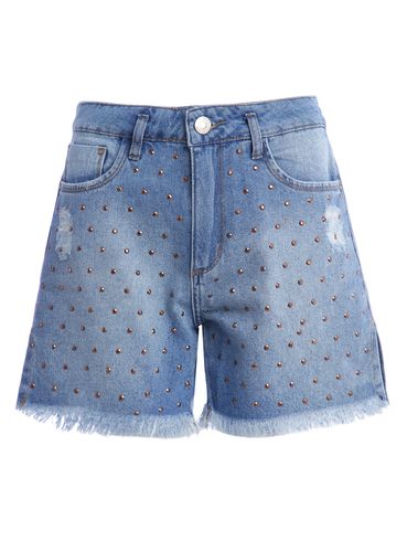 Bermuda Jeans Autentique Feminina AZUL