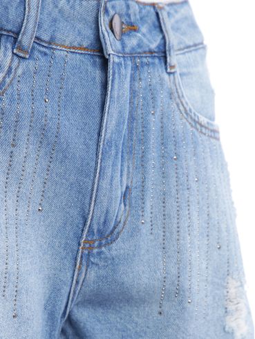 Short Jeans Autentique Feminino AZUL CLARO
