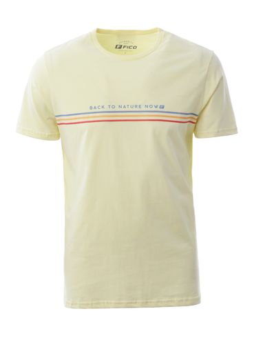 Camiseta Manga Curta Masculina AMARELO