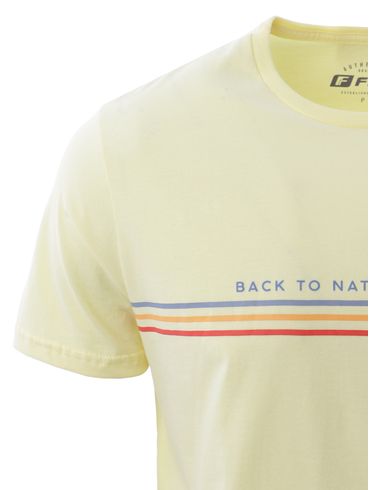 Camiseta Manga Curta Masculina AMARELO