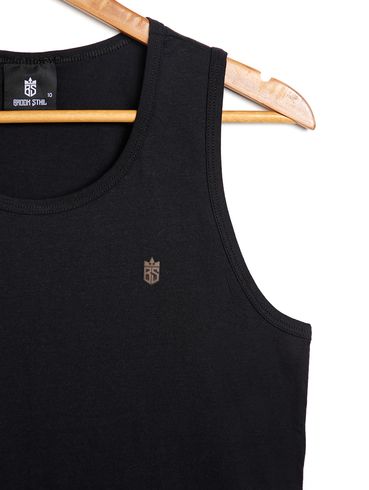 Camiseta Regata Juvenil Para Menina - PRETO