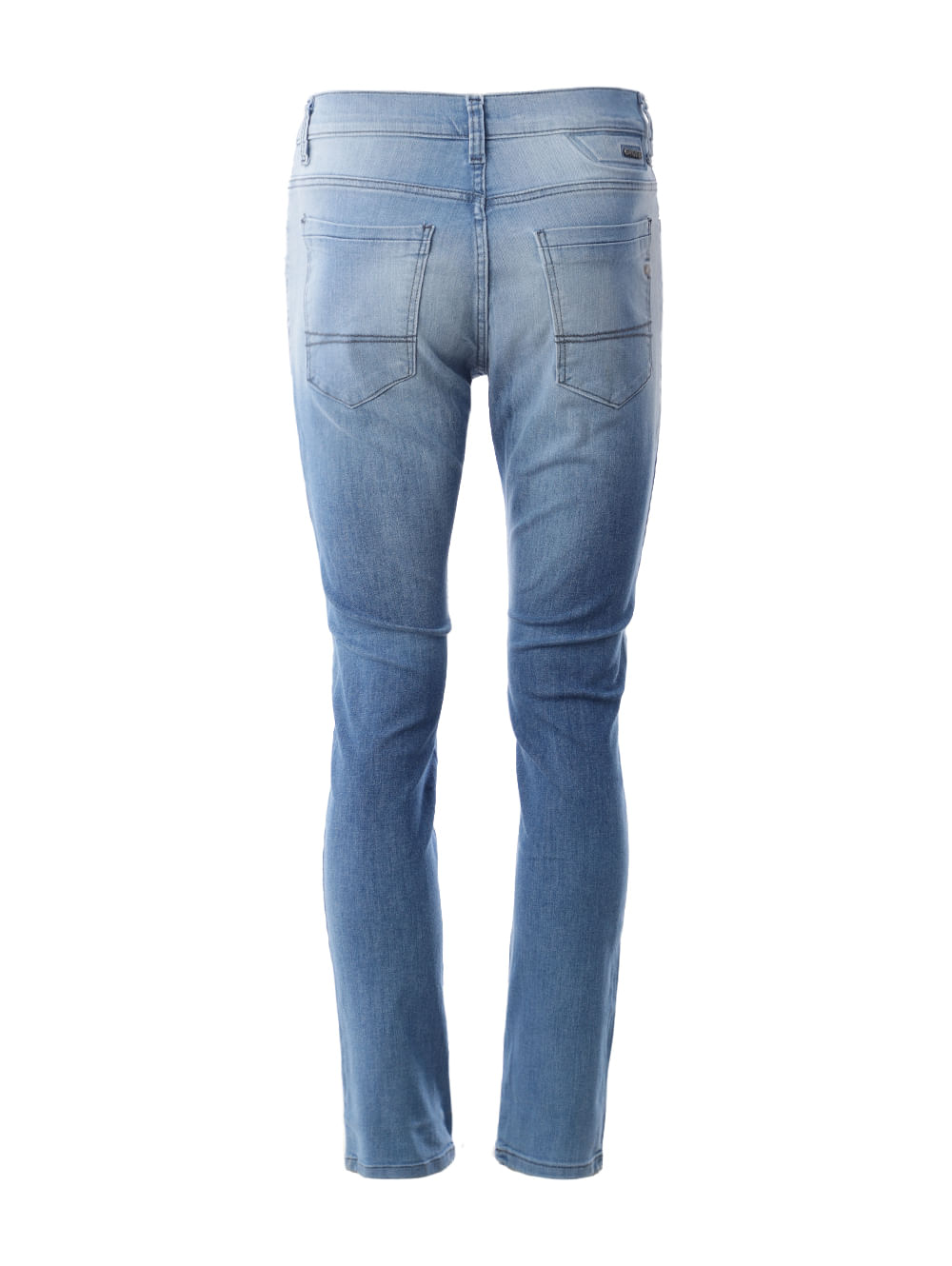 Calça Jeans Masculina Gangster Skinny Destroyed Azul