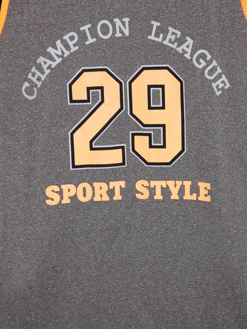 Camiseta Regata Juvenil Para Menino - PRETO