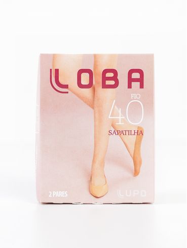 Kit com 02 Mini Meias Lupo Femininas NUDE