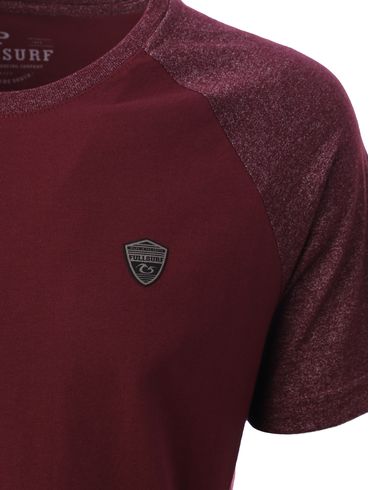 Camiseta Manga Curta Full Surf Masculina BORDO