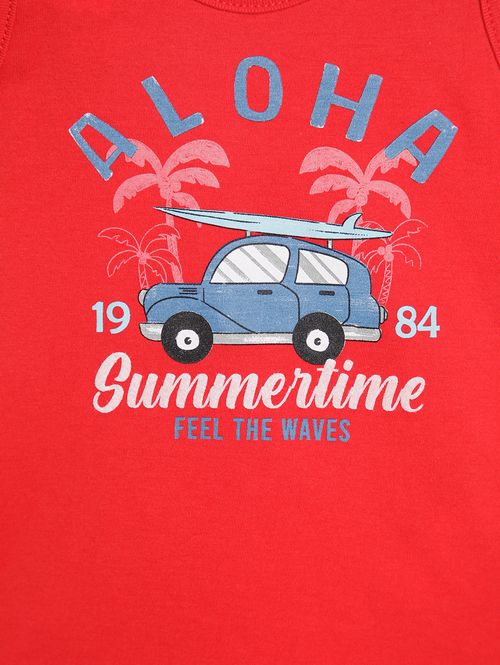 Conjunto Infantil Para Bebê- VERMELHO