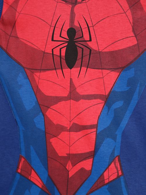 Camiseta Regata Homem Aranha Infantil Para Menino AZUL
