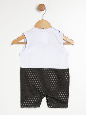 Macacão Infantil Para Bebê- BRANCO