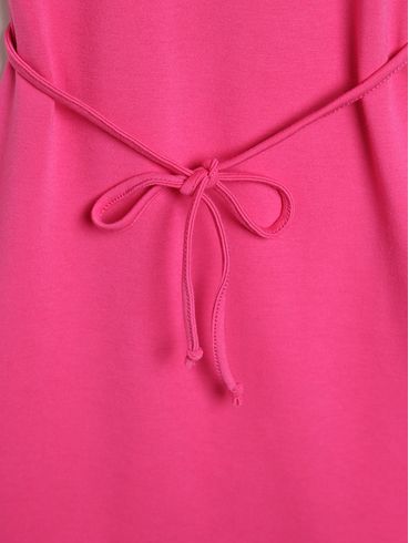 Vestido Moletinho Juvenil Para Menina - Pink