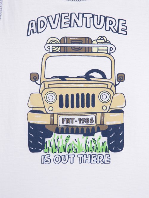 Conjunto Infantil Para Menino - BRANCO/MARINHO