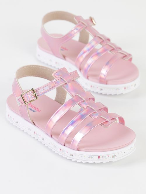 Sandália Molekinha Infantil Para Bebê Menina - ROSA