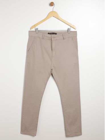 Calça Sport Sarja Plus Size Masculina AREIA