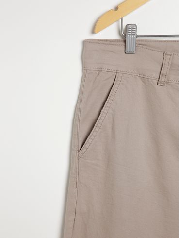 Calça Sport Sarja Plus Size Masculina AREIA
