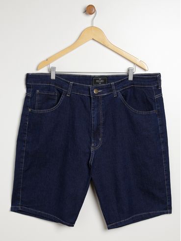 Bermuda Jeans Vilejack Plus Size Masculina AZUL