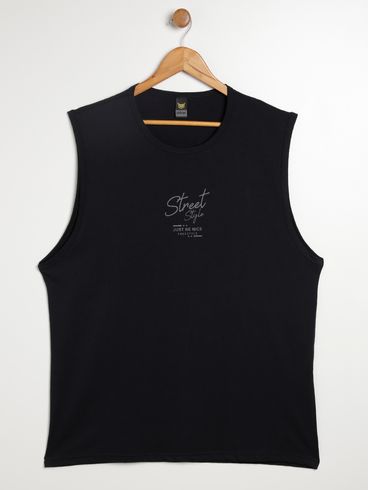 Camiseta Regata Plus Size Masculina MARINHO
