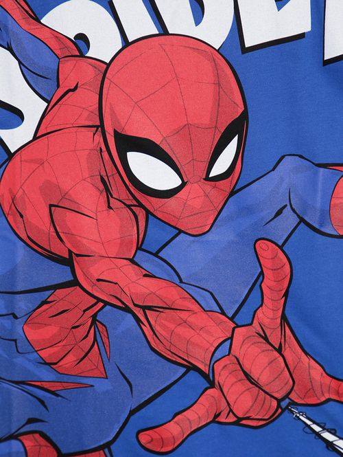 Camiseta Homem Aranha Infantil Para Menino - AZUL