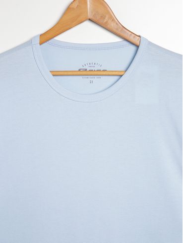 Camiseta Básica Plus Size Masculina AZUL