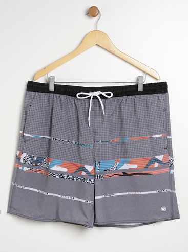 Bermuda Gangster Plus Size Masculina CINZA