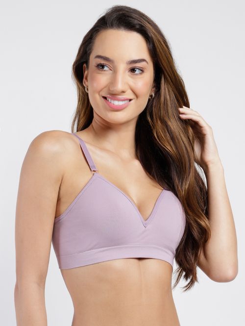 Sutiã Daily Triângulo Trifil Feminino Lilás