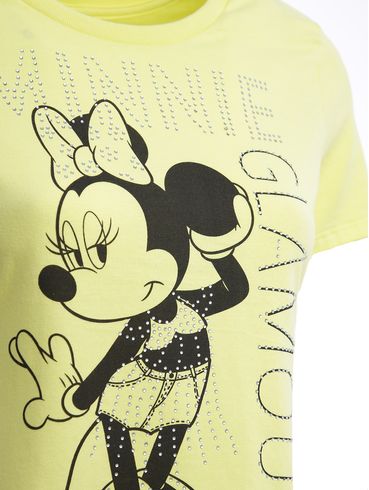Blusa Manga Curta Disney Feminina AMARELO