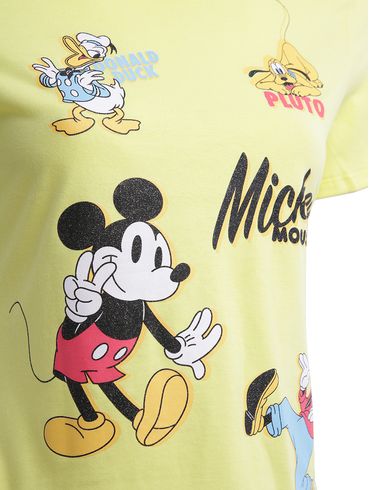 Blusa Manga Curta Disney Feminina VERDE CLARO