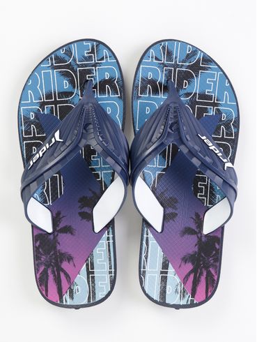 Chinelo Rider Masculino AZUL/BRANCO/ROSA