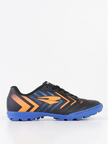Chuteira Masculina PRETO/PRETO/LARANJA