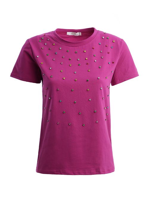 Blusa Manga Curta Feminina PINK