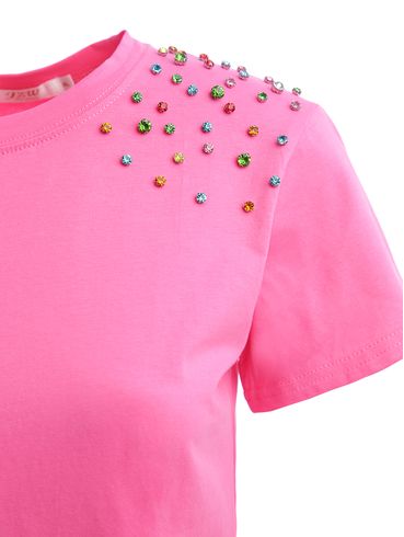 Blusa Manga Curta Feminina ROSA