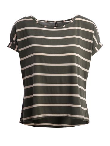 Blusa Manga Curta Listrada Feminina VERDE