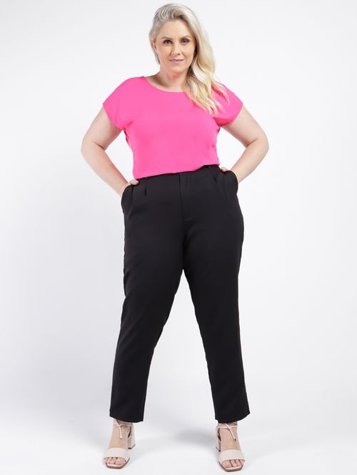 Blusa Manga Curta Habana Plus Size Feminina ROSA