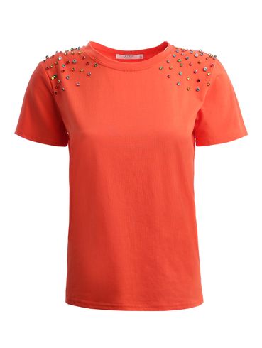 Blusa Manga Curta Feminina LARANJA