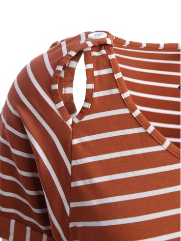 Blusa Manga Curta Feminina TELHA