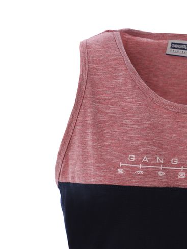 Camiseta Regata Gangster Masculina VERMELHO