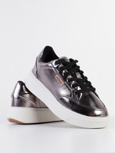 Tênis Casual Metalizado Feminino PRATA