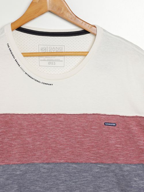 Camiseta Gangster Plus Size Masculina OFF WHITE