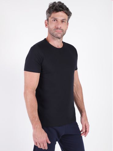 Camiseta Básica Elétron Masculina PRETO