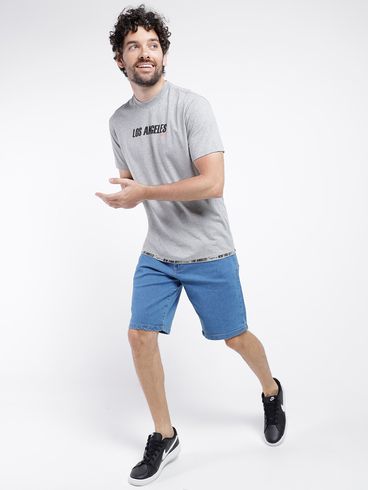 Camiseta Manga Curta Masculina MESCLA