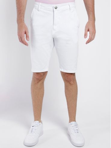 Bermuda Sarja Elétron Masculina BRANCO