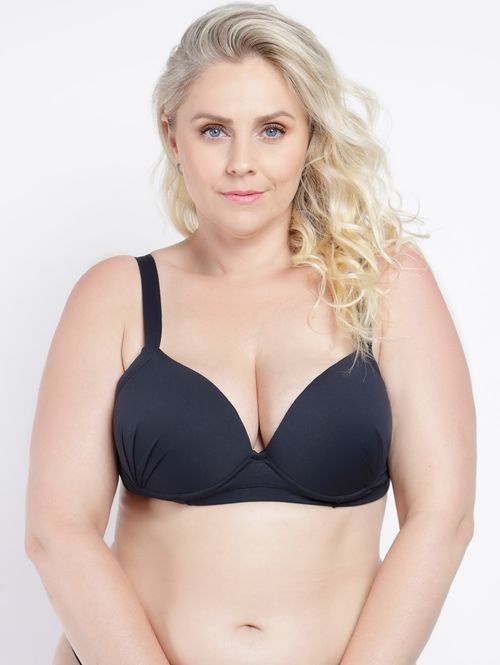Biquíni Top Com Bojo Plus Size Feminino PRETO