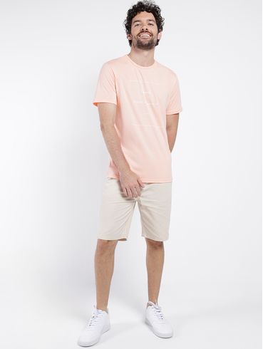 Camiseta Manga Curta Masculina SALMAO