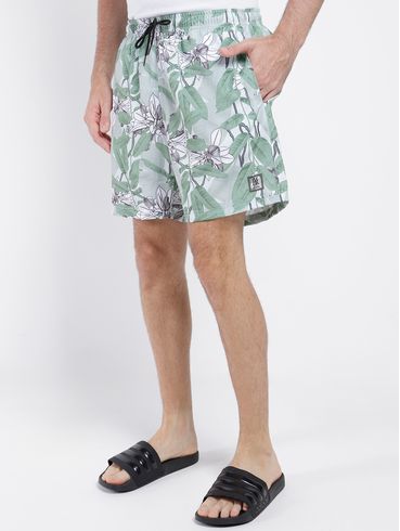 Short Estampado Masculino VERDE