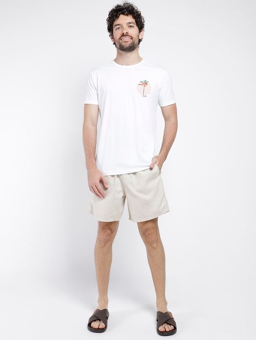 Camiseta Manga Curta Dixie Masculina BRANCO