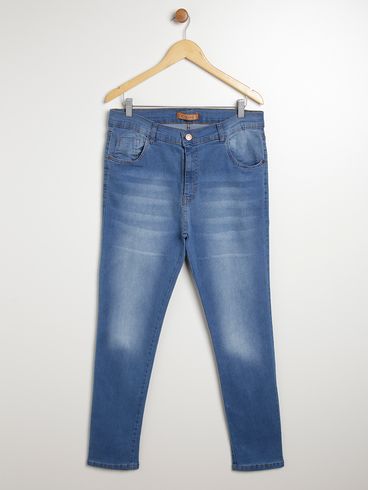 Calça Jeans Plus Size Masculina AZUL