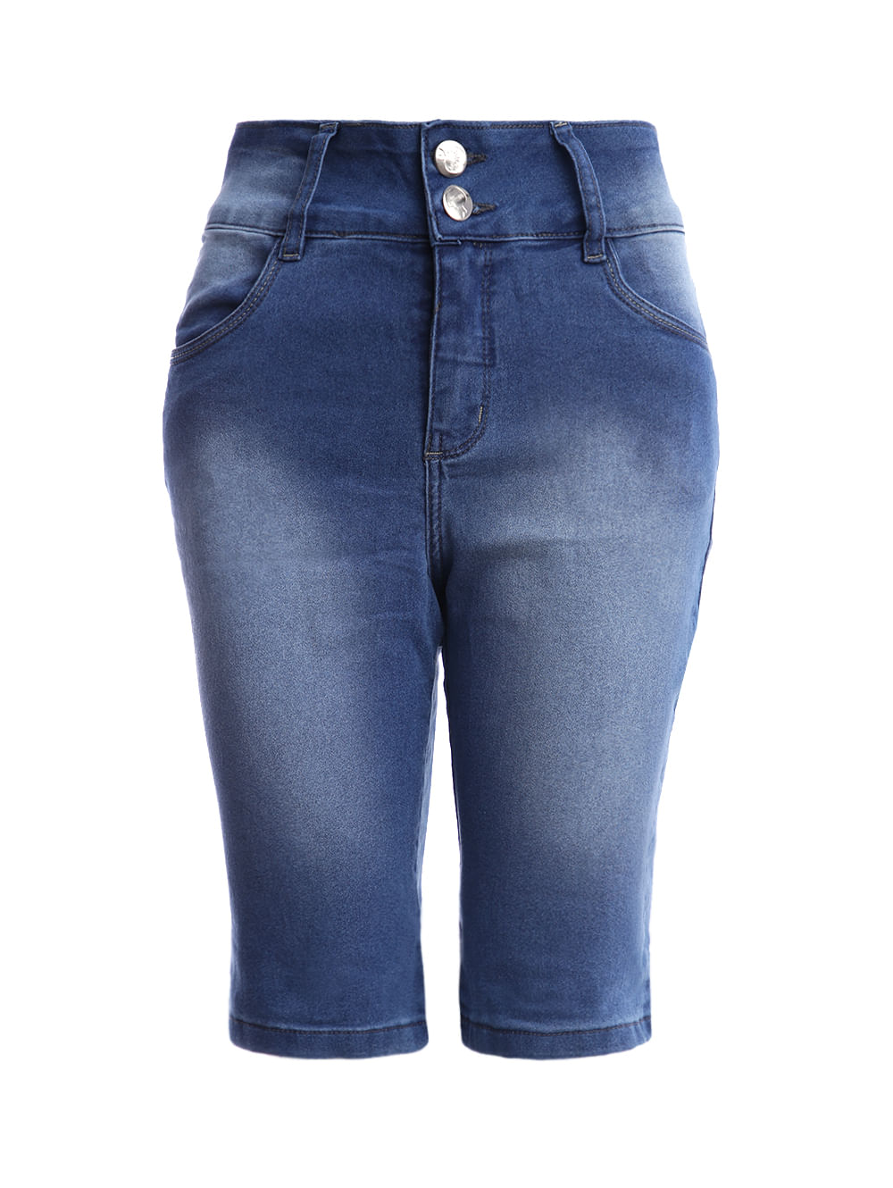 Womens Jeans Moda Pitusa Dollhause Pantalon de Mujer media Pierna Mezclilla  azul 