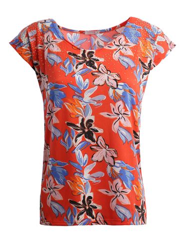 Blusa Manga Curta Feminina VERMELHO