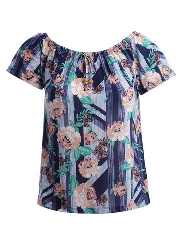 Blusa Ciganinha Feminina AZUL