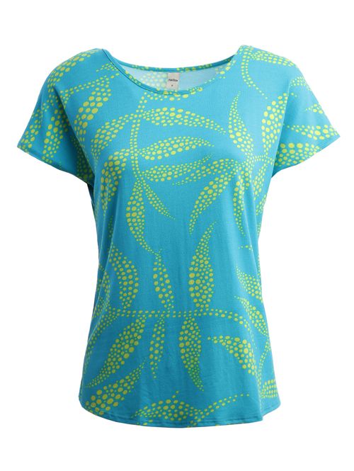 Blusa Manga Curta Rovitex Feminina AZUL
